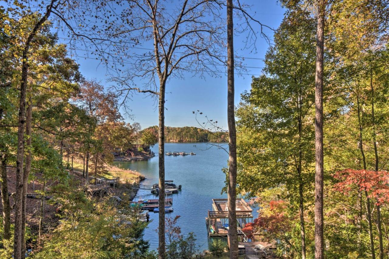 Lake Keowee Escape With Dock, Deck And Lake Access! Six Mile Exteriér fotografie